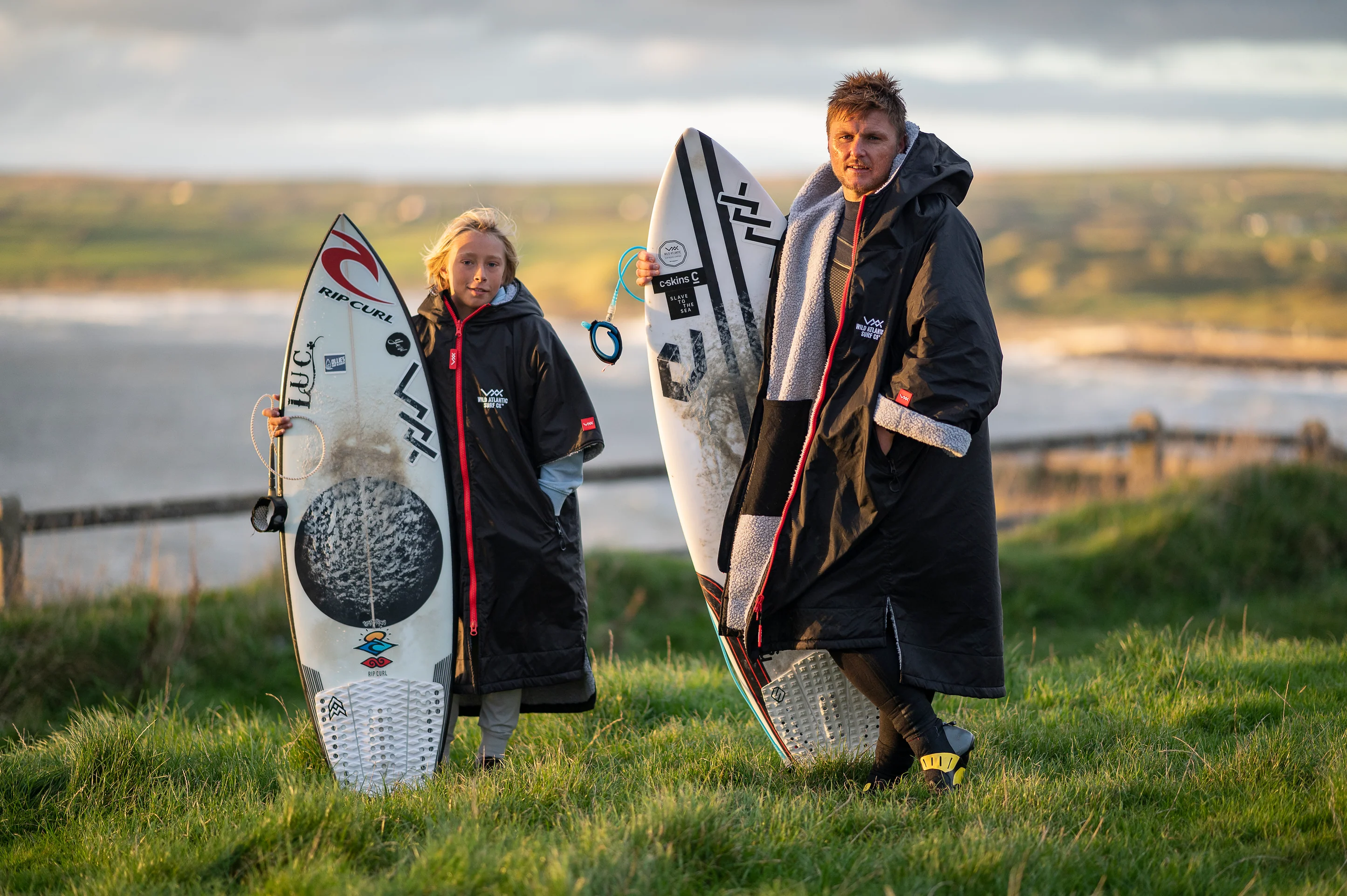 Wild Atlantic Surf Co wet dry changing robe for adults Moira